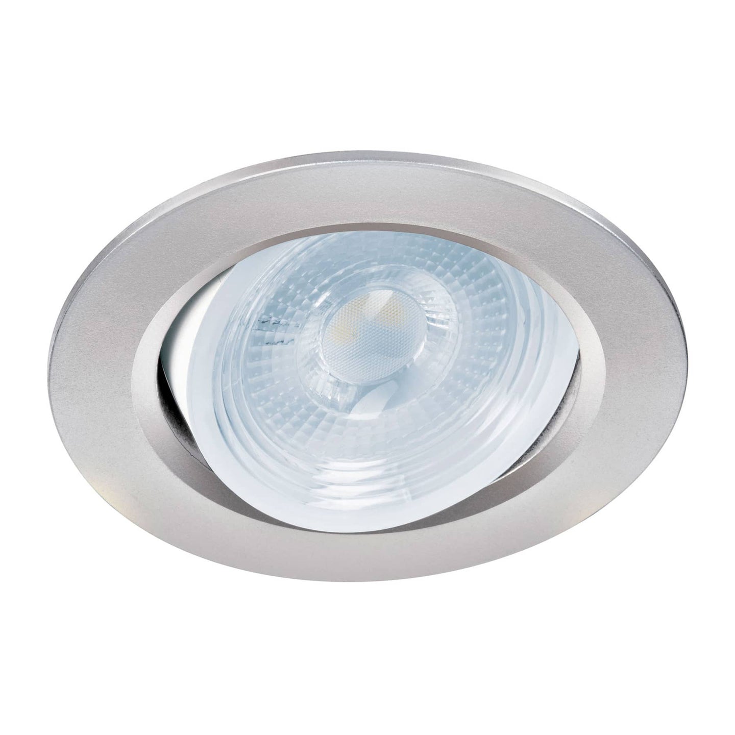 EMP-105L Luminario LED empotrable 5W 6500K, redondo, cromo, VOLTECK