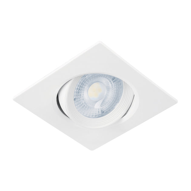 EMP-106L Luminario LED empotrable 5W 6500K, cuadrado, blanco, VOLTECK