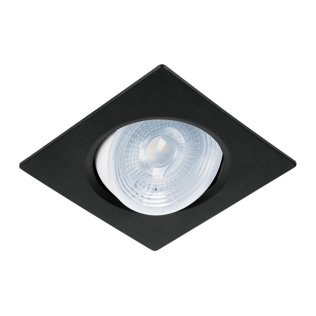EMP-107L Luminario LED empotrable 5W 6500K, cuadrado, negro, VOLTECK
