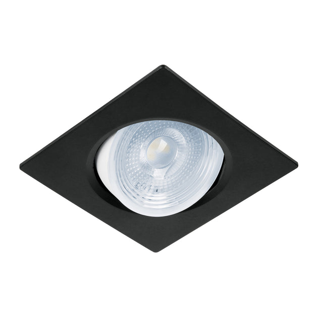 EMP-107L Luminario LED empotrable 5W 6500K, cuadrado, negro, VOLTECK