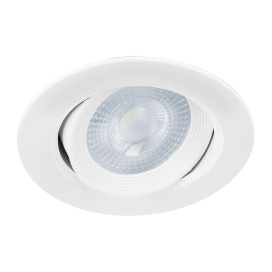 EMP-109L Luminario LED empotrable 5W 6500K, redondo, blanco, VOLTECK