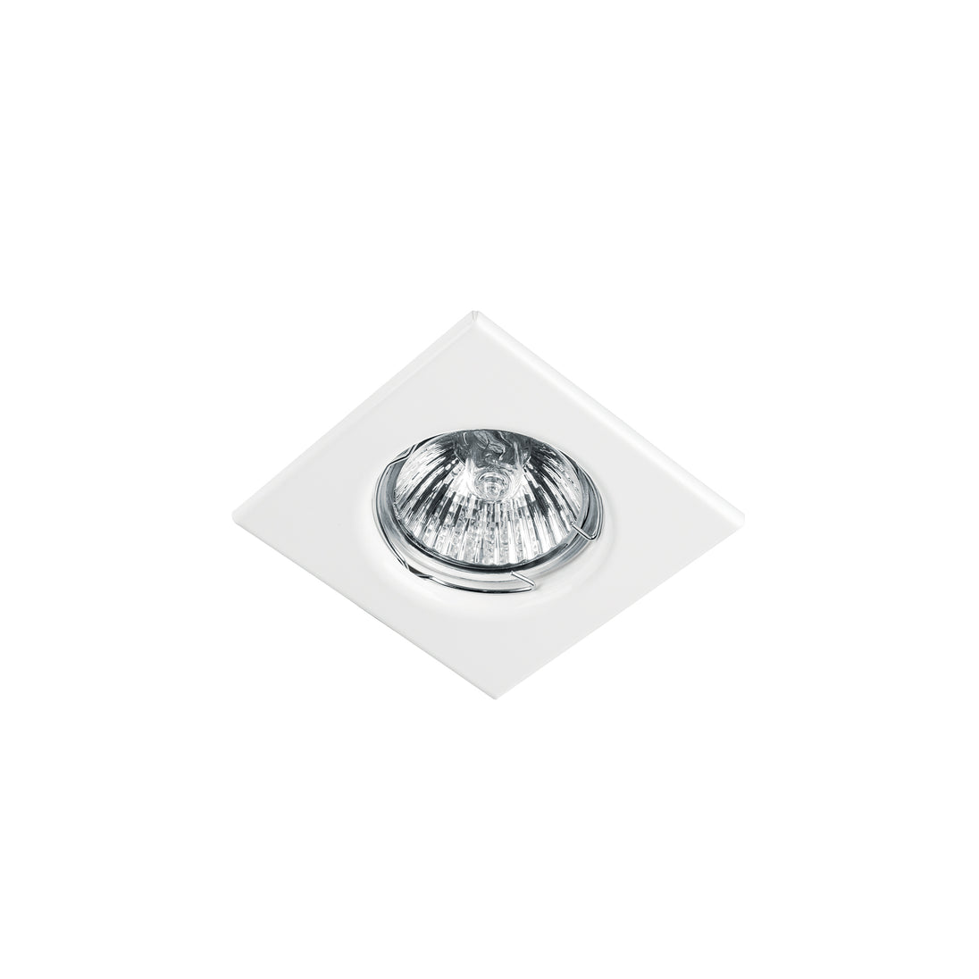 EMP-110S Luminario cuadrado blanco spot fijo, lámpara no incluida