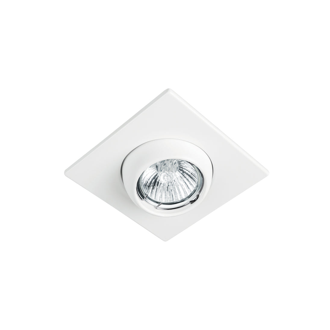 EMP-116S Luminario cuadrado blanco spot esférico, lámpara no incluida