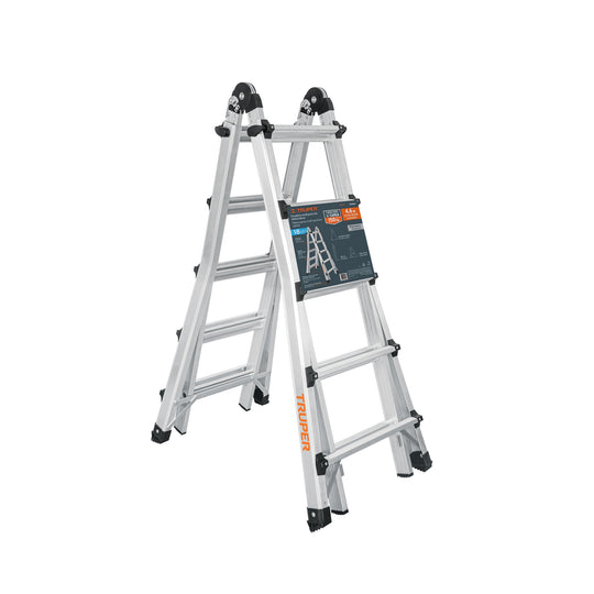EMT-18 Multiescalera telescópica, 4.5 m, capacidad de carga 150 kg