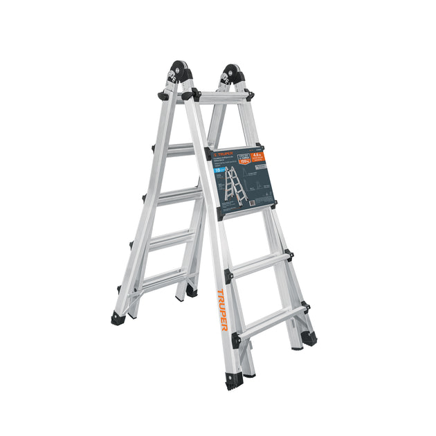 EMT-18 Multiescalera telescópica, 4.5 m, capacidad de carga 150 kg