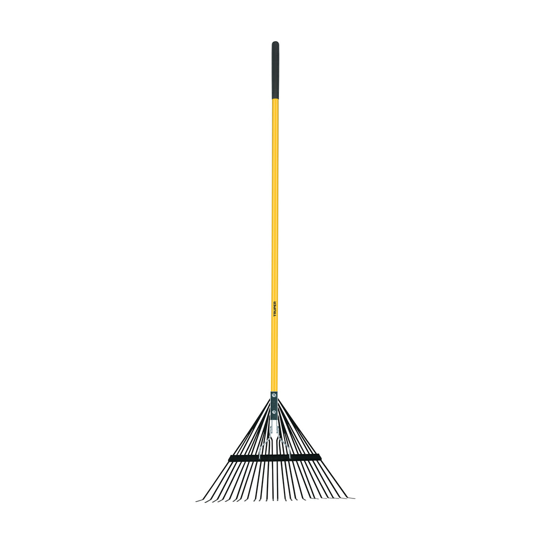 EMX-24 Escoba metálica para jardín, recta, 24 dientes, mango 54"