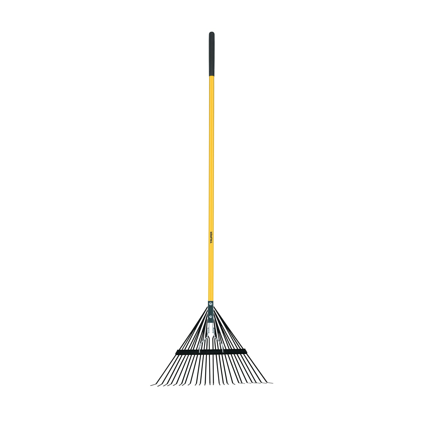 EMX-24 Escoba metálica para jardín, recta, 24 dientes, mango 54"