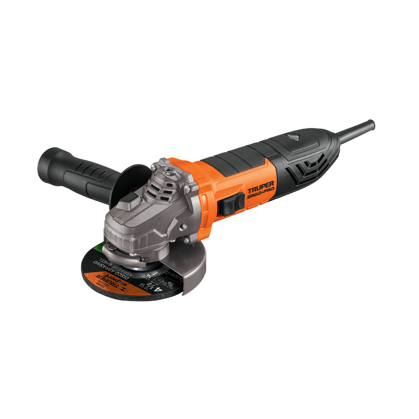 ERGO-4580 Esmeriladora angular 4-1/2", 850W, TRUPER ERGO PRO