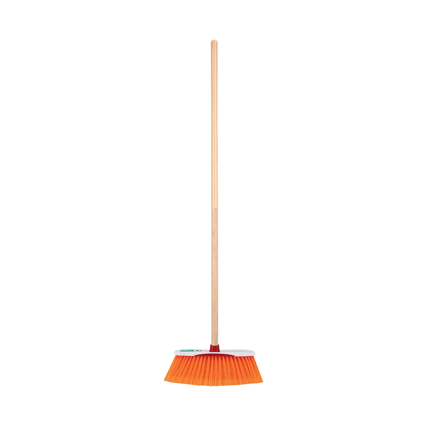 ES-350S Escoba estándar extrasuave cerdas de PET, bastón de madera