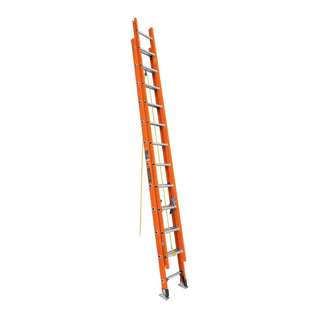 ESE-224FV Escalera de extensión, tipo II, 24 peldaños, fibra de vidrio