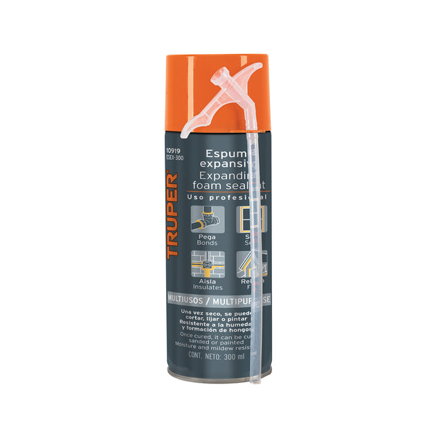 ESEX-300 Espuma expansiva de poliuretano, 300 ml, TRUPER