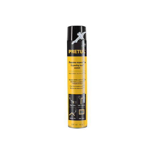 ESEX-750P Espuma expansiva de poliuretano, 750 ml, PRETUL