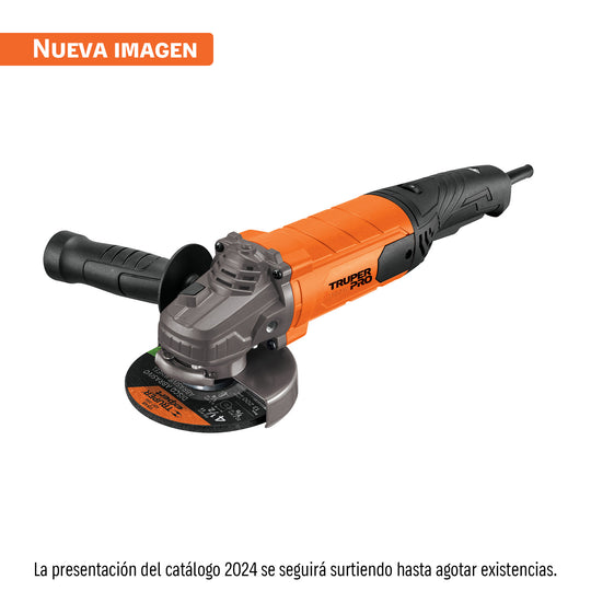 ESMA-45110 Esmeriladora angular 4-1/2", 1100W, TRUPER PRO