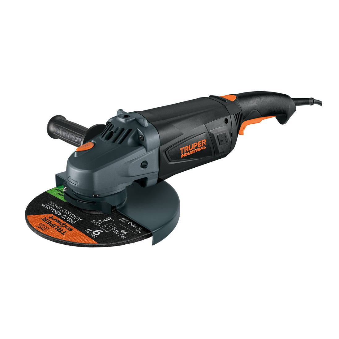 ESMA-9N2 Esmeriladora angular 9", 2350W, TRUPER INDUSTRIAL
