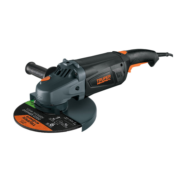 ESMA-9N2 Esmeriladora angular 9", 2350W, TRUPER INDUSTRIAL