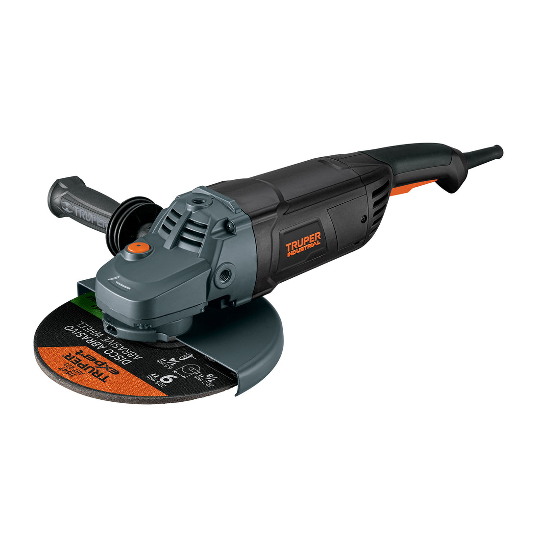 ESMA-9N4 Esmeriladora angular 9", 2450W, TRUPER INDUSTRIAL