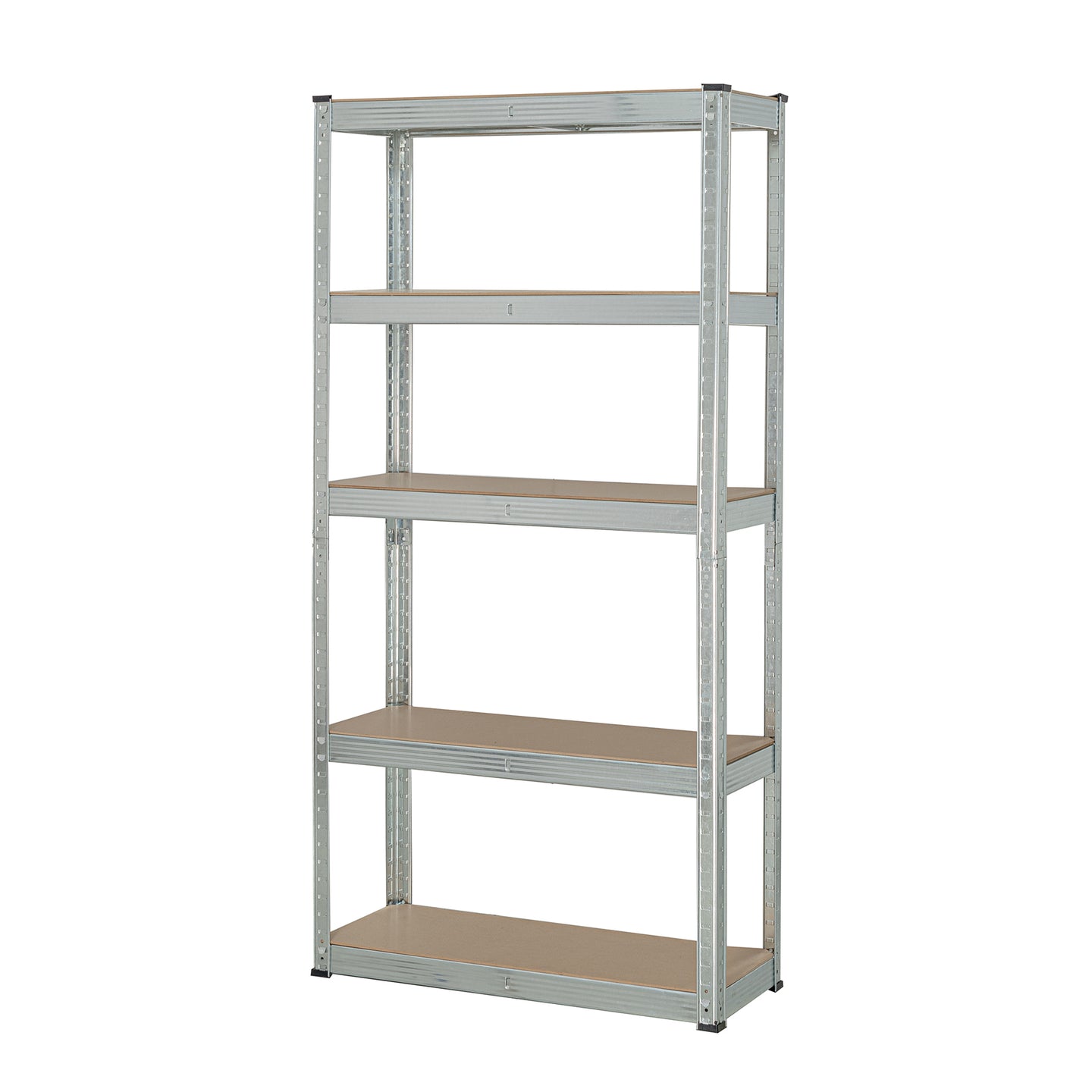 ESME-351 Estante metálico 5 repisas MDF cap. 35 Kg,150x30x75, PRETUL