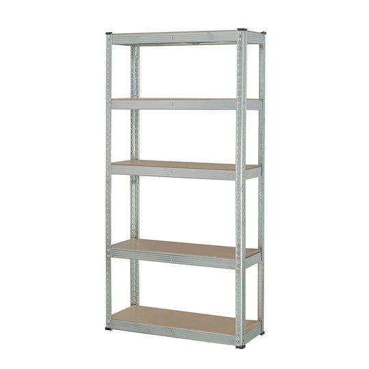 ESME-351 Estante metálico 5 repisas MDF cap. 35 Kg,150x30x75, PRETUL