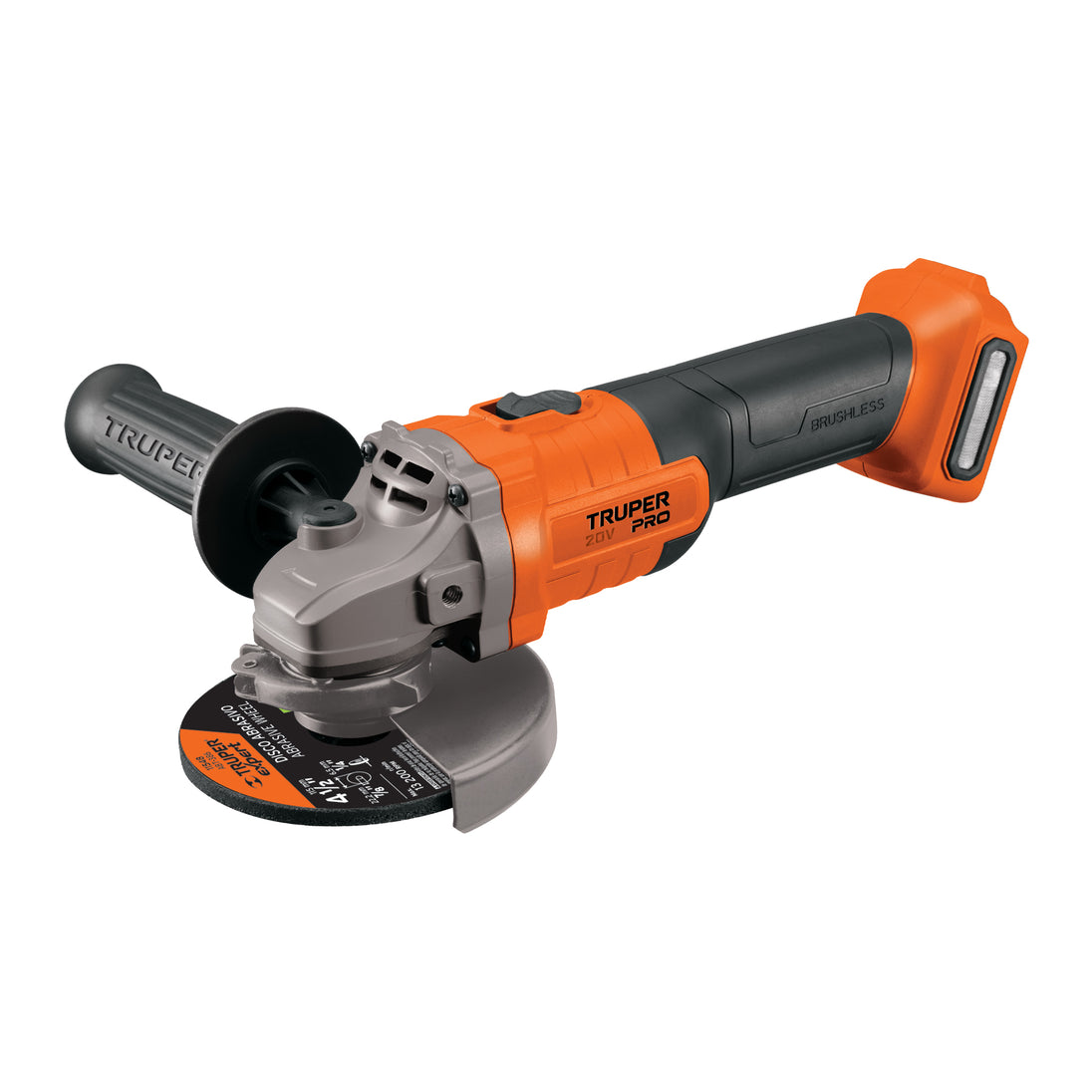 ESMI-20AS Esmeriladora 4-1/2", 20V, sin accesorios, TRUPER PRO
