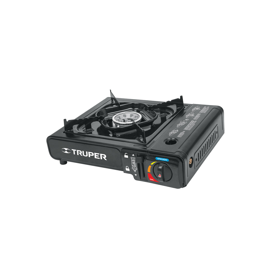 ESPO-1 Estufilla portátil para gas, encendido electrónico, Truper