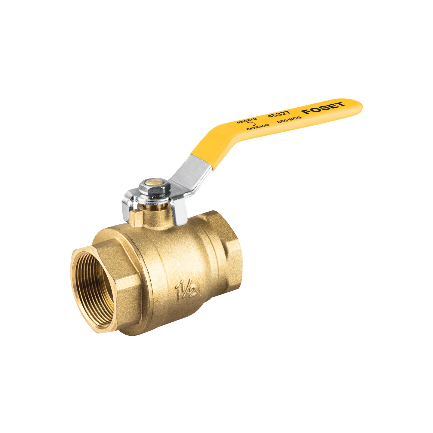 ESRO-1-1/2XA Válvula de esfera para gas, roscable, 1-1/2", alta presión