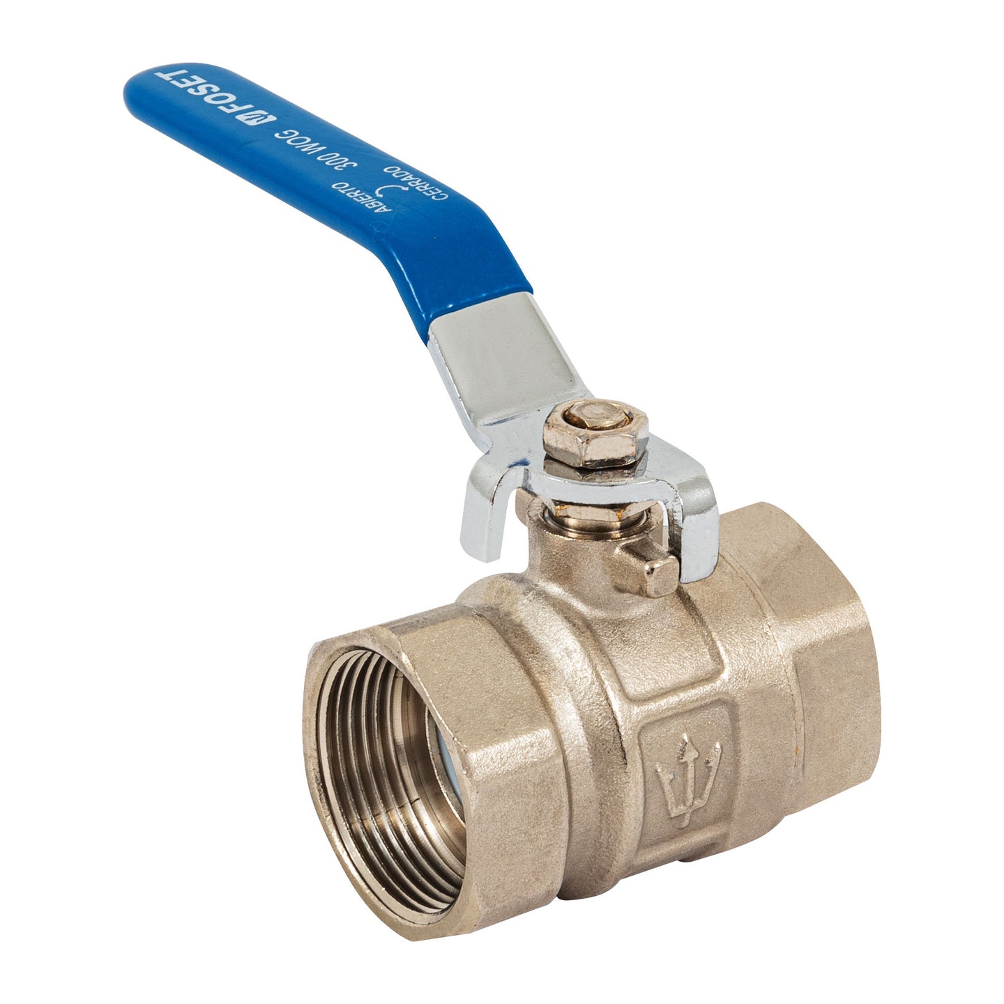 ESRO-1-1/4 Válvula de esfera de latón, roscable 1-1/4", FOSET
