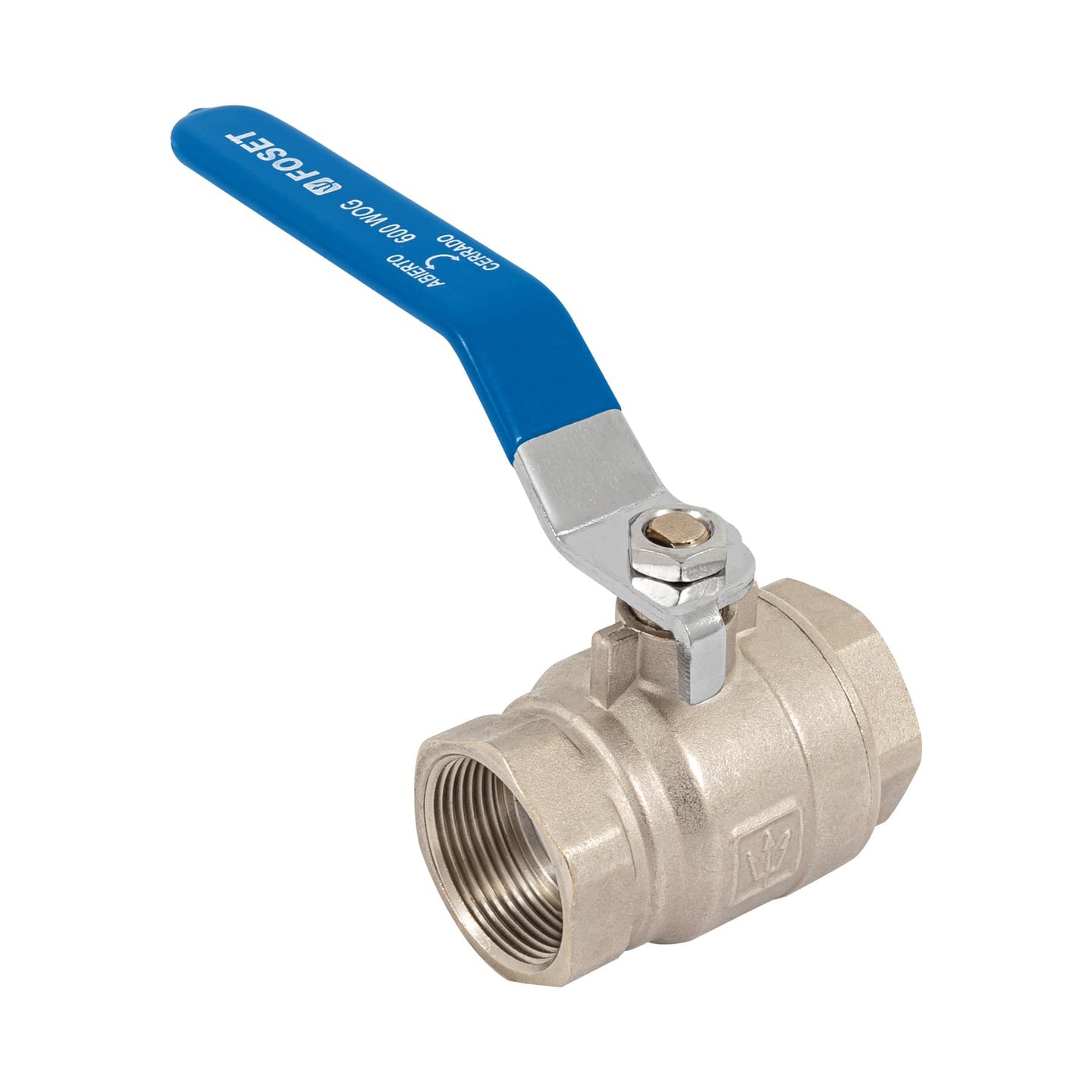 ESRO-1-1/4X Válvula de esfera, de latón, roscable, 1-1/4", alta presión