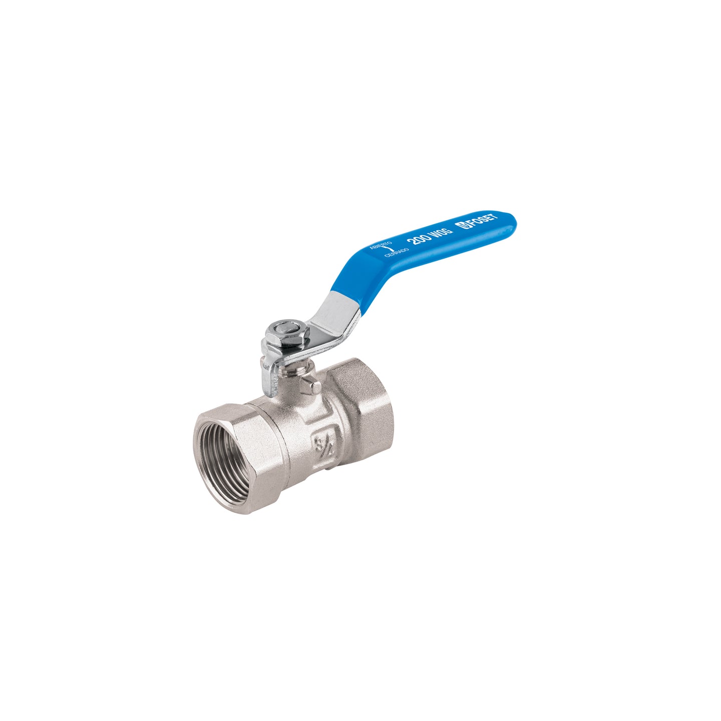 ESRO-3/4 Válvula de esfera de latón, roscable 3/4", FOSET