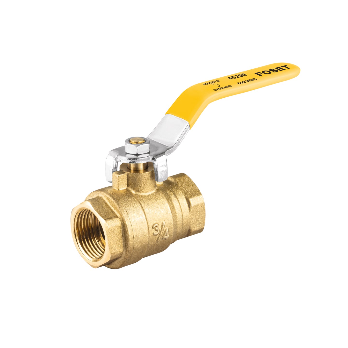 ESRO-3/4XA Válvula de esfera para gas, roscable, 3/4", alta presión