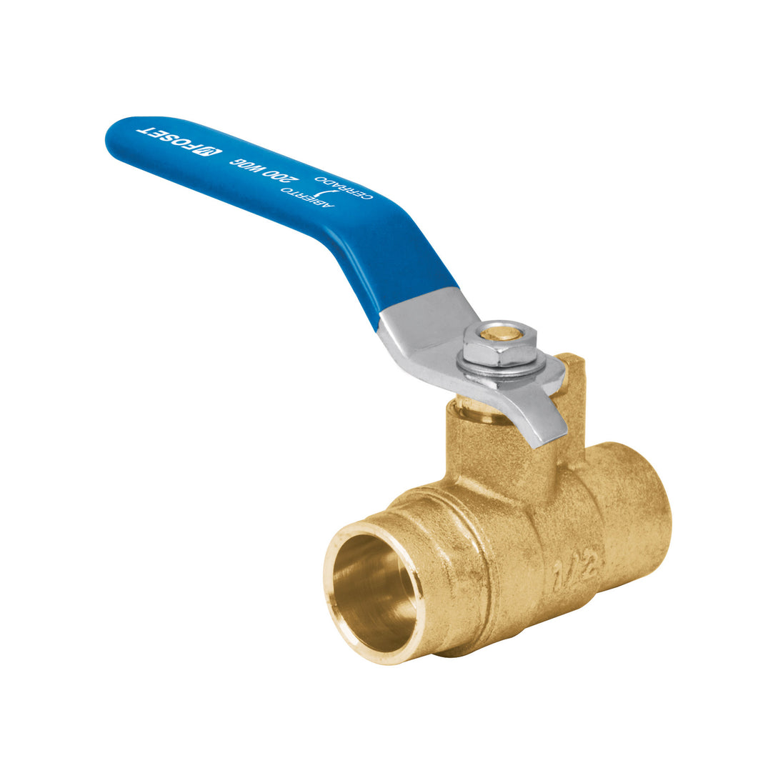 ESSO-1/2 Válvula de esfera de latón, soldable 1/2", FOSET