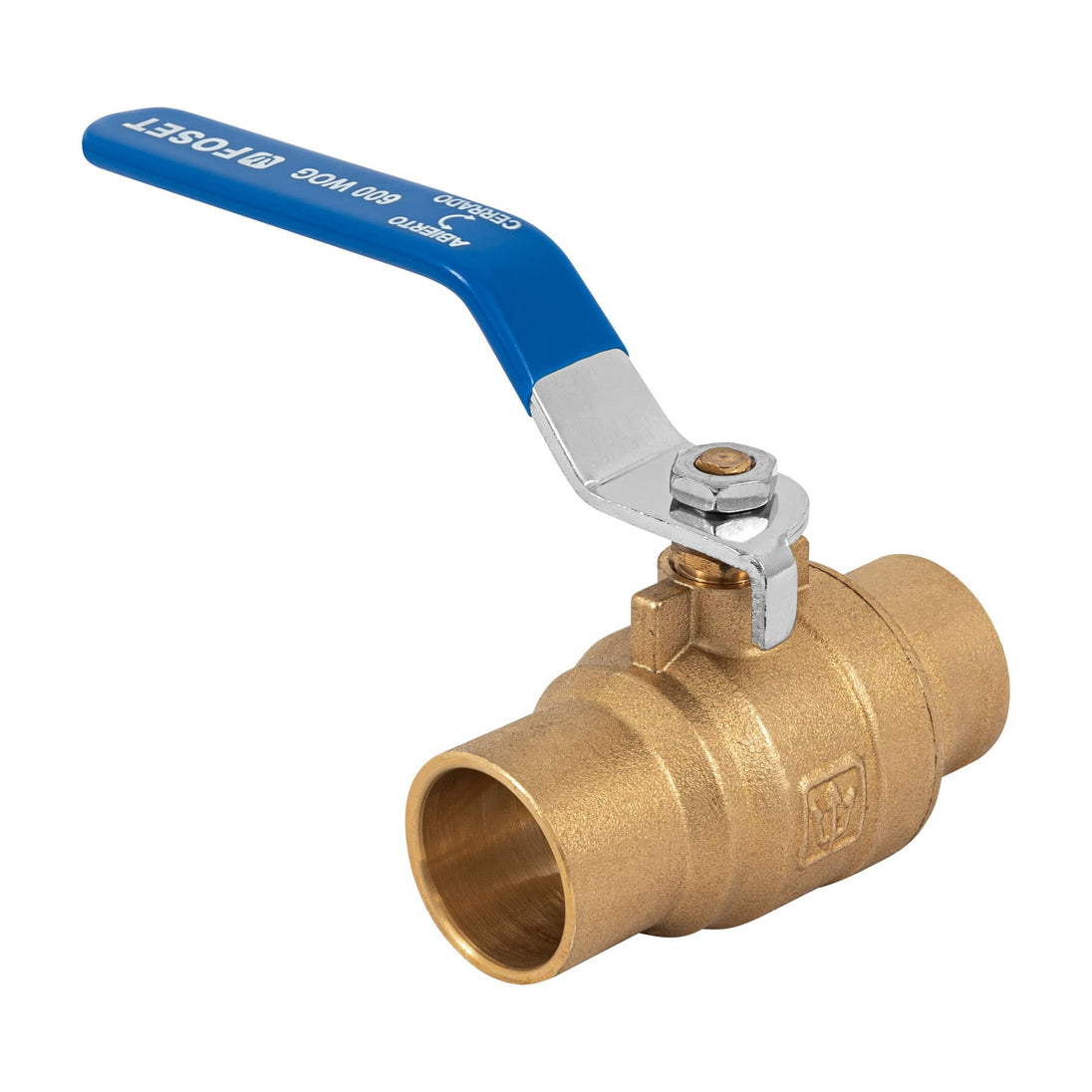 ESSO-1X Válvula de esfera, de latón, soldable, 1", alta presión