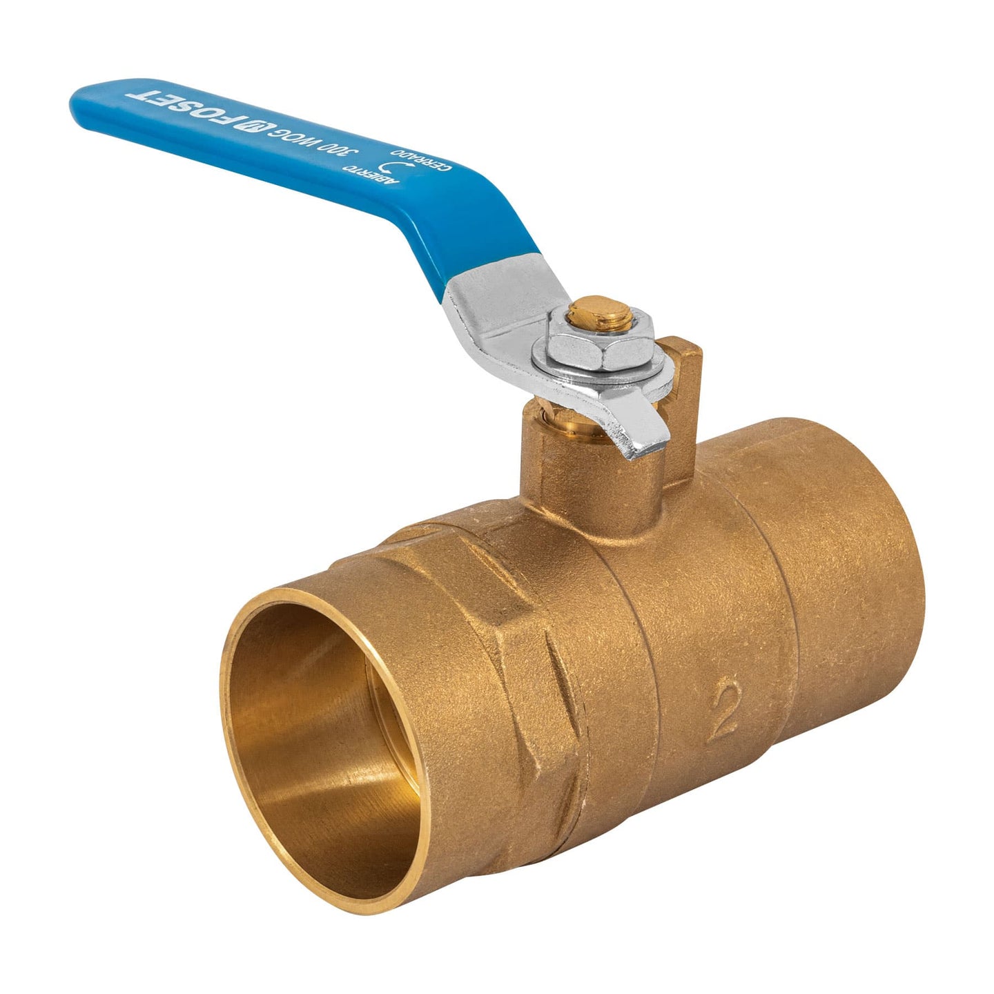 ESSO-2 Válvula de esfera de latón, soldable 2", FOSET