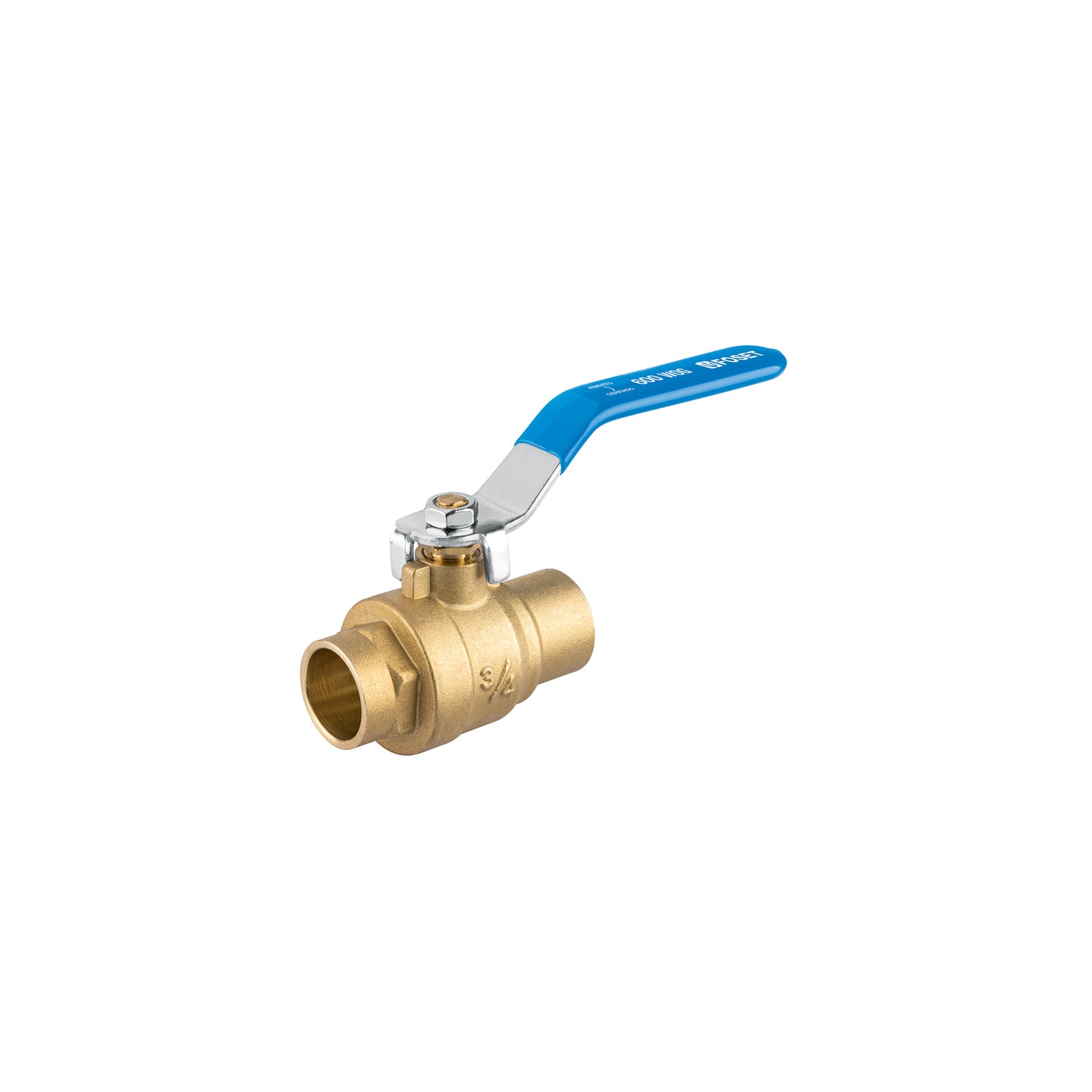 ESSO-3/4X Válvula de esfera, de latón, soldable, 3/4", alta presión
