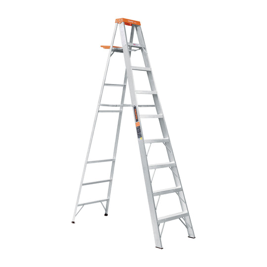 EST-28 Escalera de tijera tipo ll 8 peldaños y bandeja, Truper