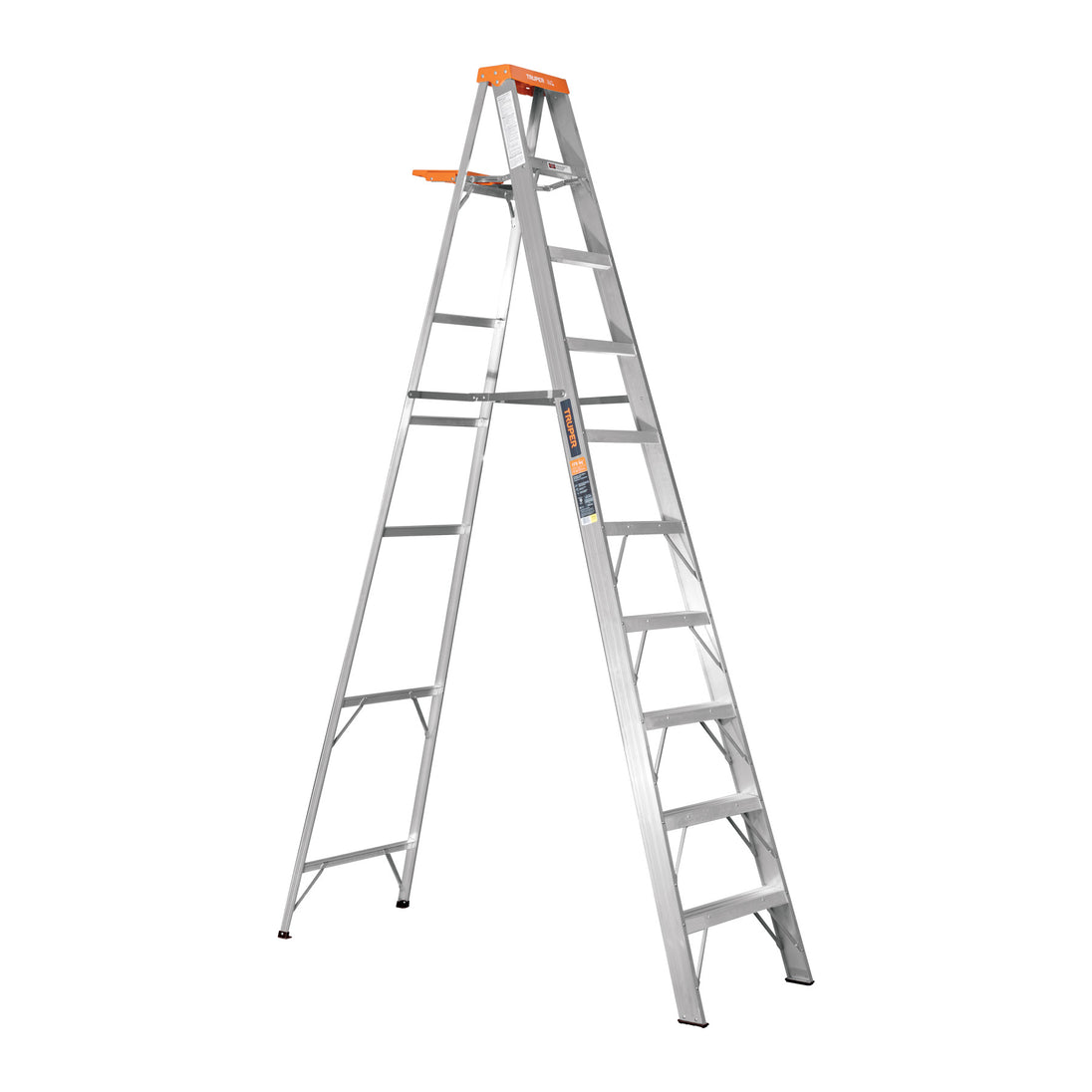 EST-29 Escalera de tijera tipo II 9 peldaños y bandeja, Truper