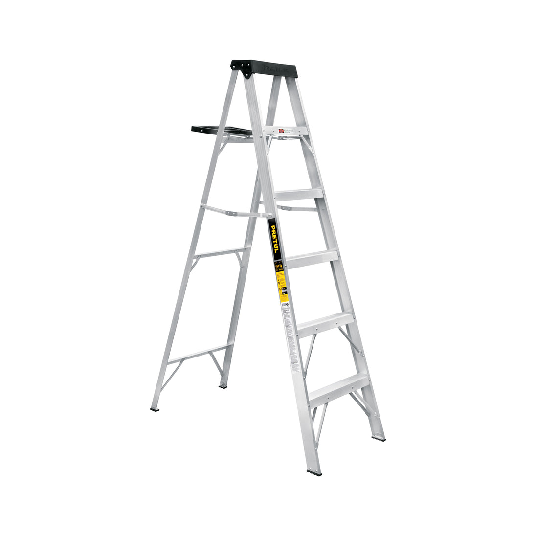 EST-35P Escalera de tijera tipo III 5 escalones y bandeja, PRETUL