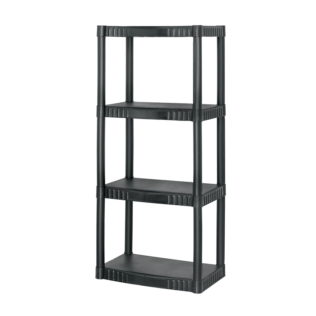 EST-4P Estante plástico 4 repisas cap. 27 Kg, 123x36x56, PRETUL