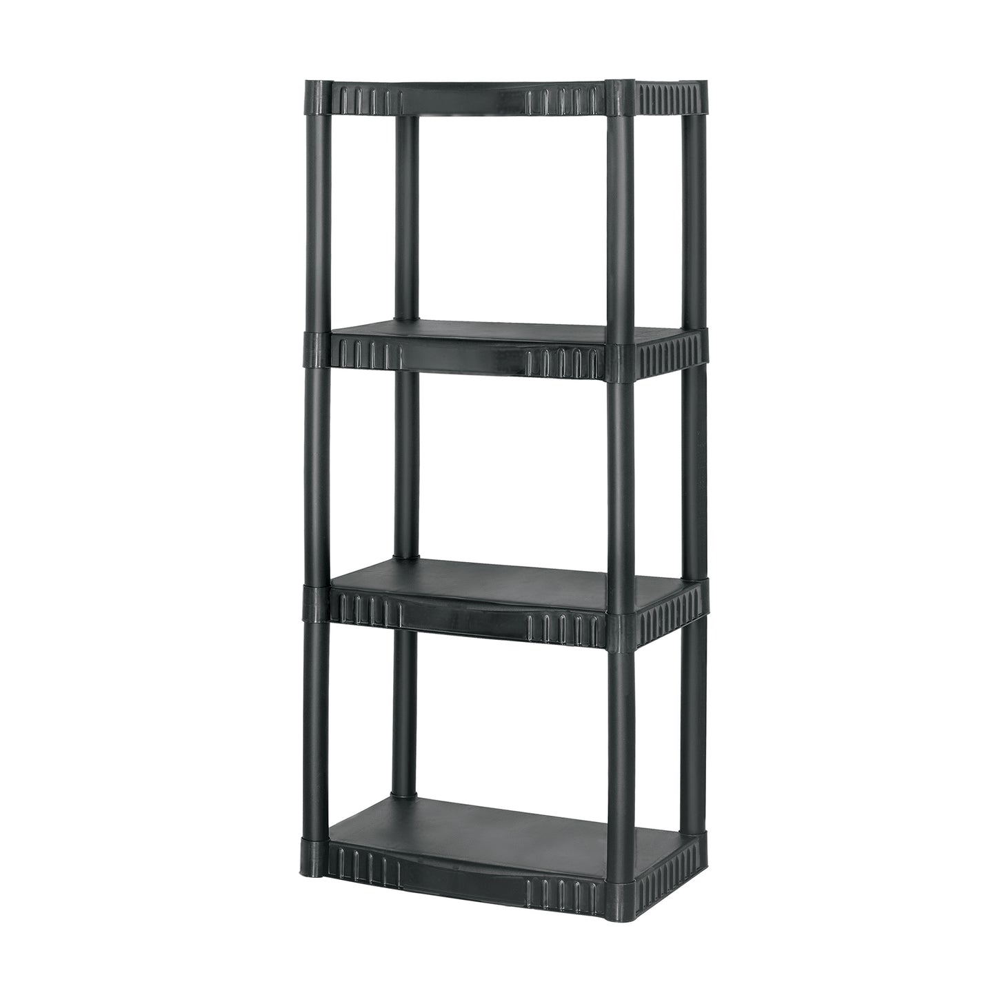 EST-4P Estante plástico 4 repisas cap. 27 Kg, 123x36x56, PRETUL