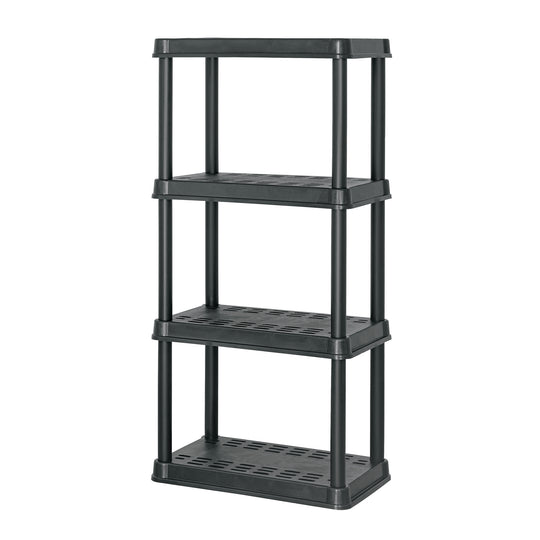 EST-4P2 Estante plástico 4 repisas cap. 45 Kg, 125x38x61, PRETUL