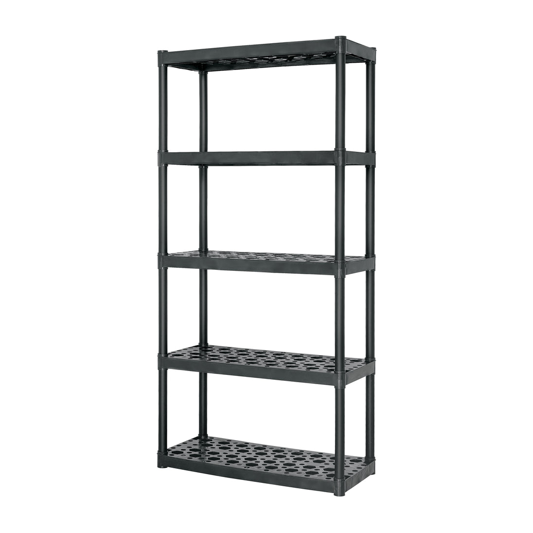 EST-5 Estante plástico uso rudo 5 rep/cap. 70 Kg, 185x43x91,TRUPER
