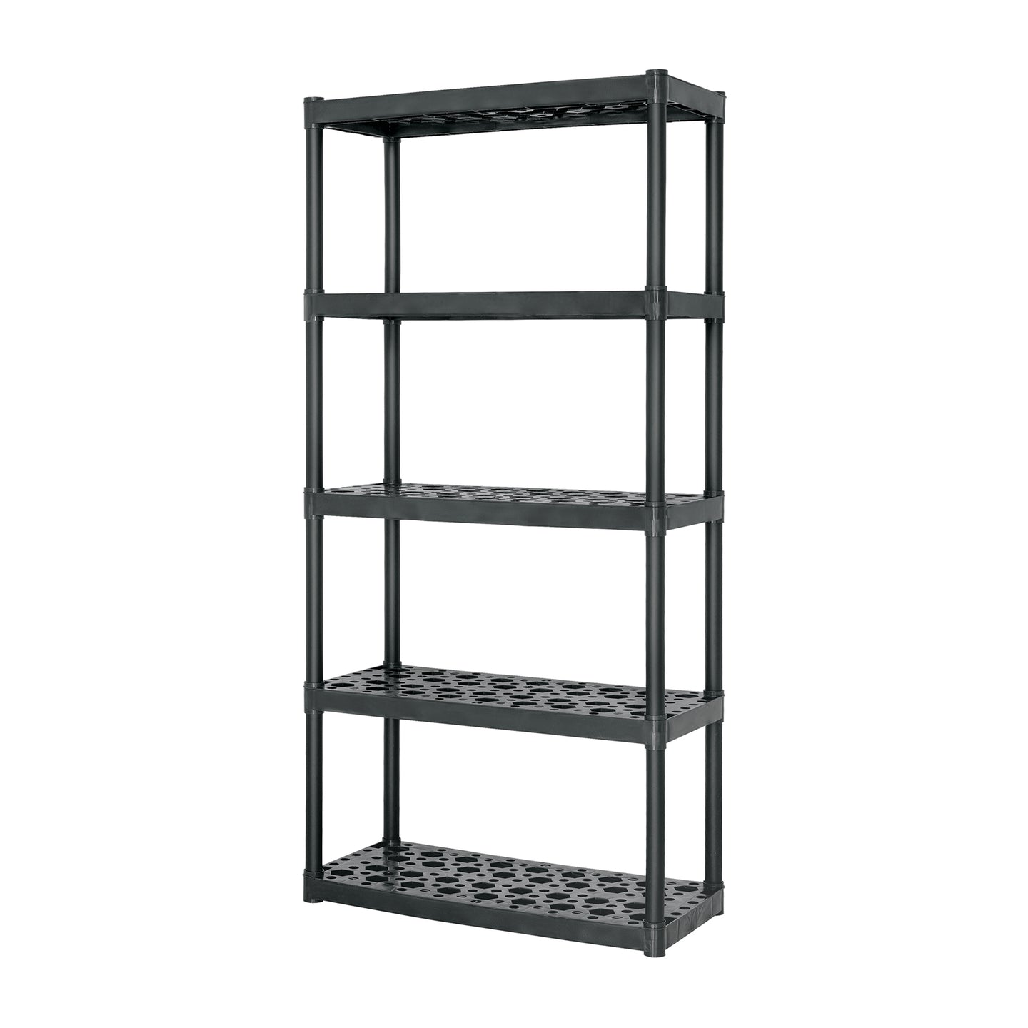 EST-5 Estante plástico uso rudo 5 rep/cap. 70 Kg, 185x43x91,TRUPER