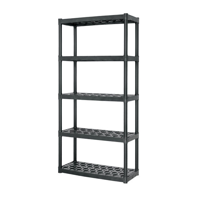 EST-5 Estante plástico uso rudo 5 rep/cap. 70 Kg, 185x43x91,TRUPER