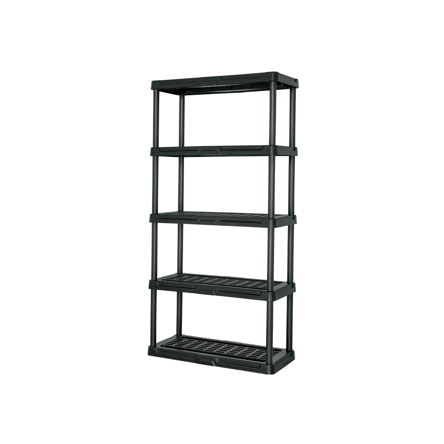 EST-5P Estante plástico 5 repisas cap. 35 Kg, 180x44x92, PRETUL