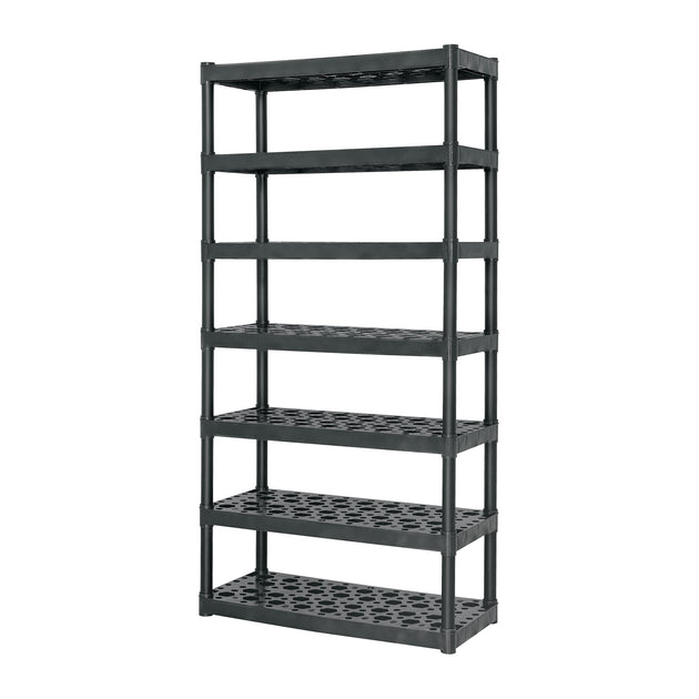 EST-7 Estante plástico uso rudo 7 rep/cap. 70 Kg, 185x43x91,TRUPER