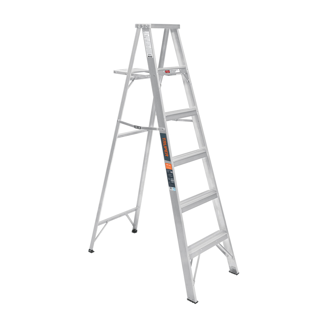 ESTA-25 Escalera de tijera 100% aluminio tipo ll 5 peldaños, Truper