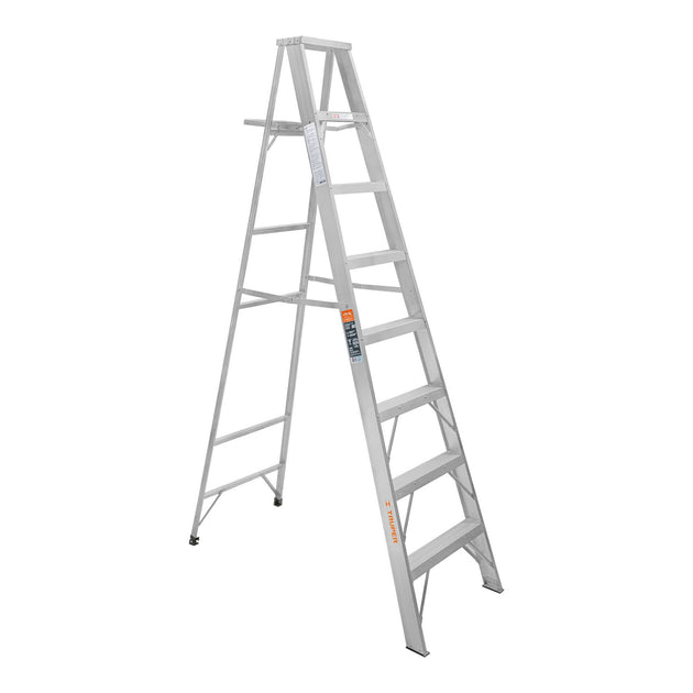 ESTA-27 Escalera de tijera 100% aluminio tipo ll 7 peldaños, Truper