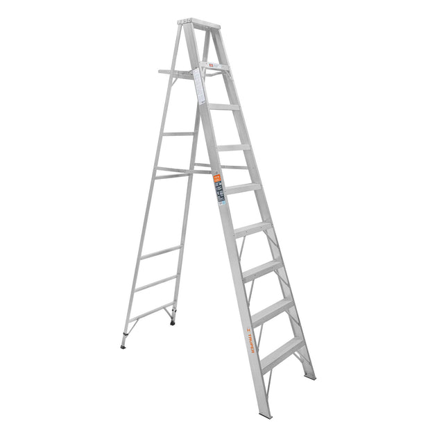 ESTA-28 Escalera de tijera 100% aluminio tipo ll 8 peldaños, Truper