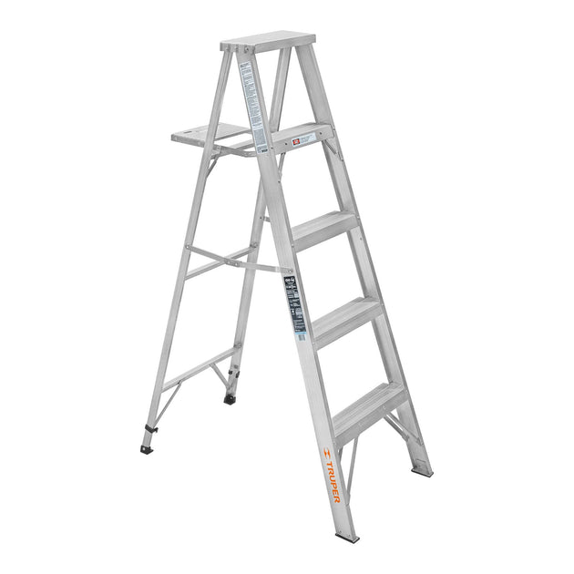 ESTA-34 Escalera de tijera 100% aluminio tipo lll 4 peldaños, Truper