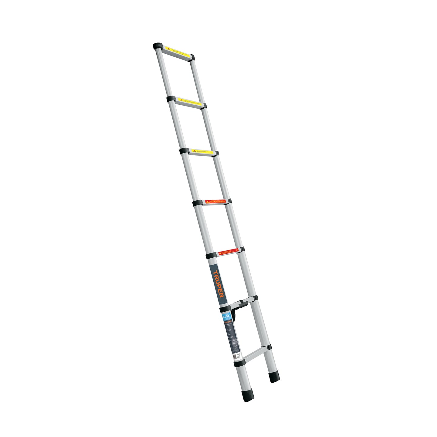 ESTE-207 Escalera telescópica, 7 peldaños, tipo II, capacidad 102kg