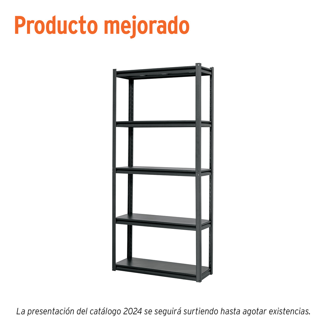 ESTM-530 Estante metálico 5 repisas capacidad 80 Kg,180x30x85, TRUPER